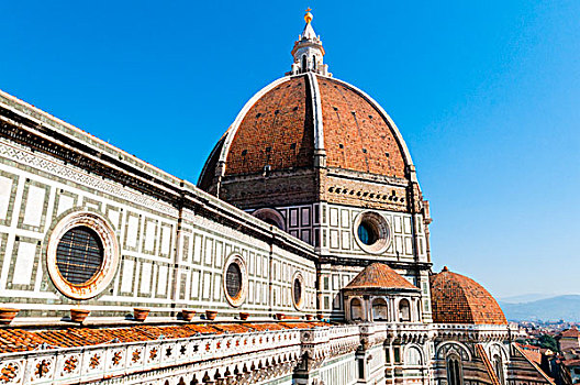 穹顶,中央教堂,圣母百花大教堂,佛罗伦萨,世界遗产,托斯卡纳,意大利