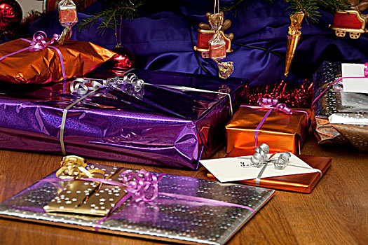 圣诞节,包装,圣诞礼物,信封