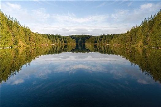 湖,不列颠哥伦比亚省,加拿大