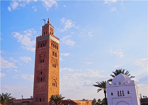 库图比亚清真寺,清真寺,玛拉喀什,摩洛哥