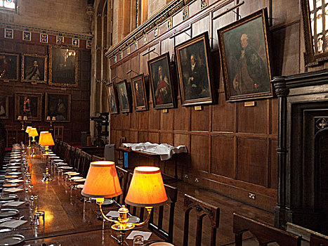 英国牛津大学餐厅