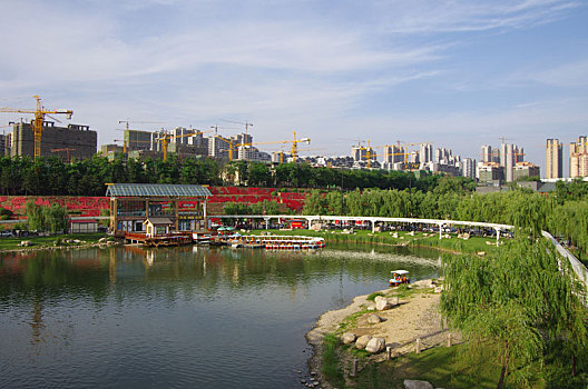 西安曲江池寒窑遗址公园