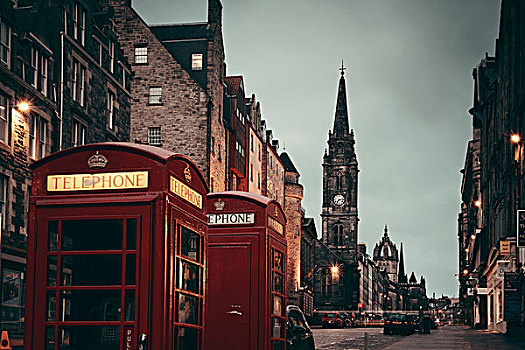 爱丁堡,英国,城市街道,风景,十月,首都,苏格兰,金融中心,伦敦