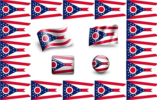 旗帜,俄亥俄,美国,象征