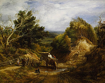 油画,约翰-林内尔,英国