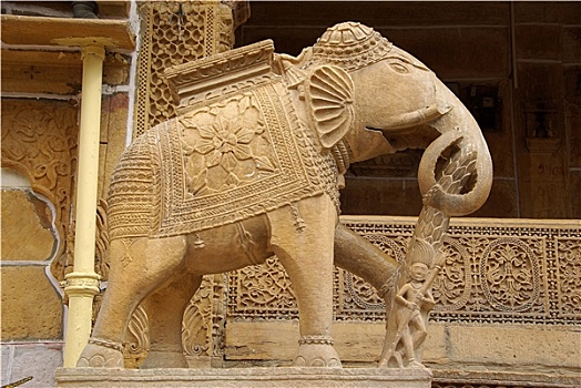 大象,斋沙默尔,拉贾斯坦邦