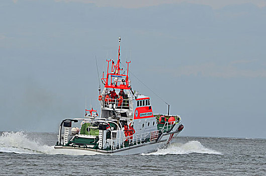 德国,北海,海洋,救助,训练,救生艇