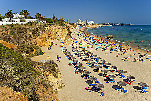 葡萄牙,阿尔加维,海滩,度假,普拉亚达洛查