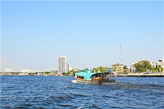 船,湄南河,曼谷,泰国
