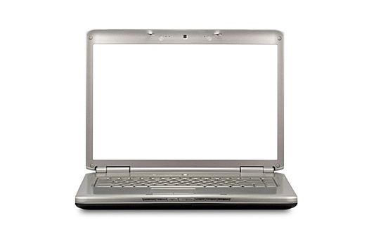 笔记本电脑,留白,显示器
