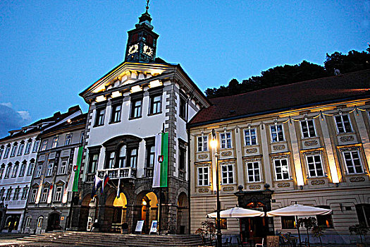 斯洛文尼亚,卢布尔雅那,市政厅