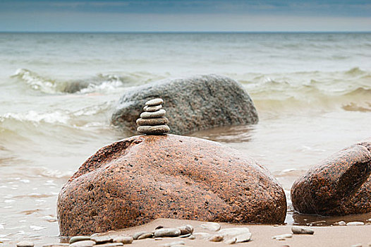 石头,海洋,海岸