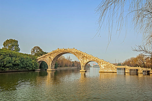 绍兴运河园王城西桥