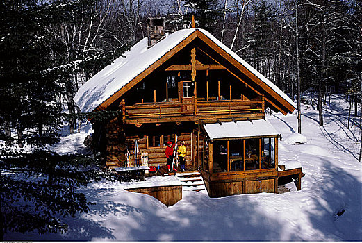 木房子,冬天