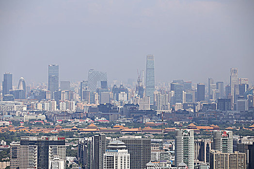 北京城市全景