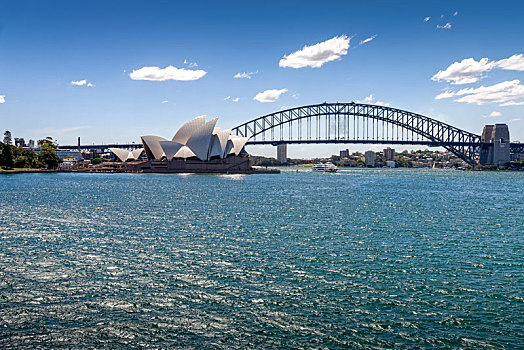 澳大利亚悉尼,悉尼港湾海洋与城市景观