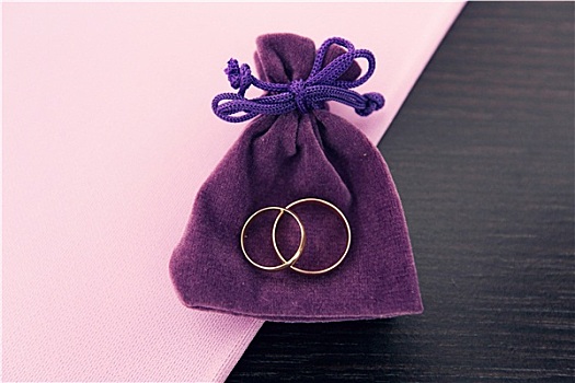 婚戒,紫色,包