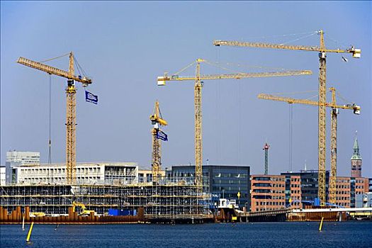 建筑,活动,哥本哈根,港口,丹麦