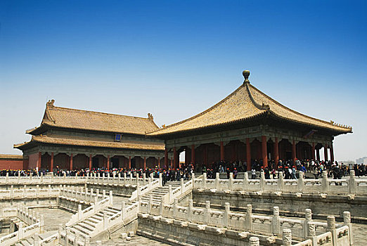 中国,北京,故宫,和谐,右边,保存,左边