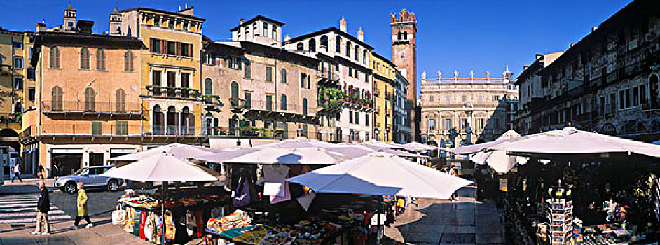 市场,广场,维罗纳,意大利,欧洲