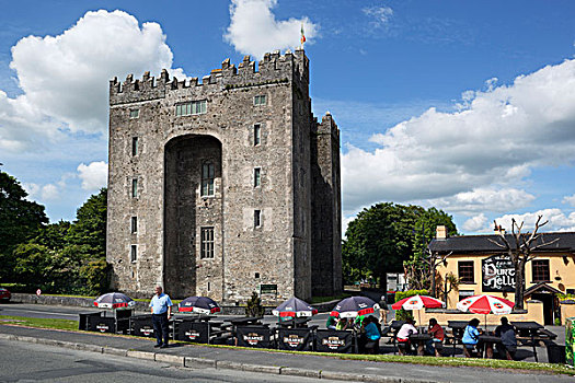 爱尔兰,克雷尔县,15世纪,城堡,建造,氏族,酒吧