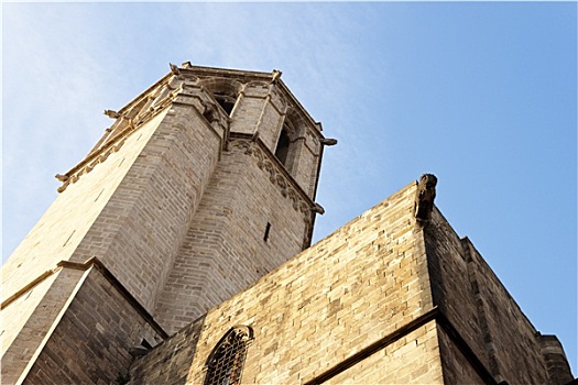 巴塞罗那,大教堂,塔
