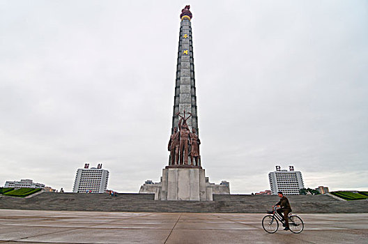 石头,主体思想塔,平壤,朝鲜