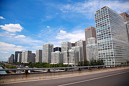 北京建外soho建筑群