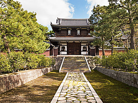 日本,禅,庙宇,京都