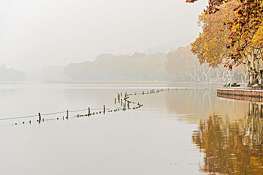 杭州西湖秋景