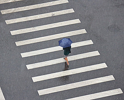 雨中