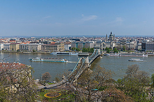 风景,广场,多瑙河,害虫,布达佩斯,匈牙利,欧洲
