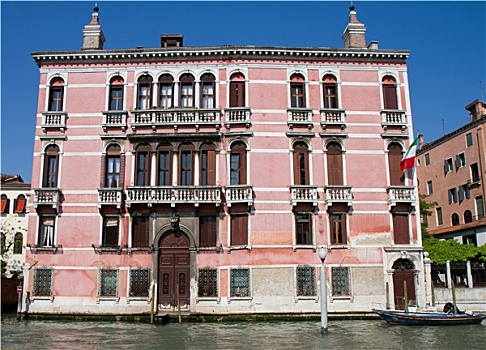 邸宅,17世纪,宫殿,大运河,威尼斯,意大利