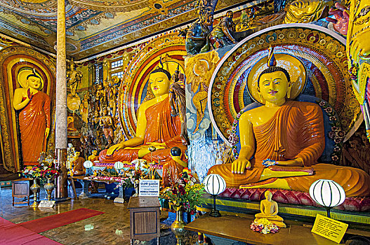大,佛教,雕塑,庙宇,科伦坡,斯里兰卡,亚洲