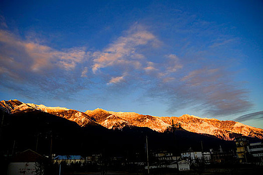 苍山,早晨,大理,云南