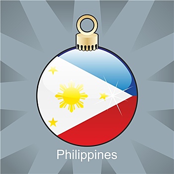 菲律宾,旗帜,圣诞节,形状