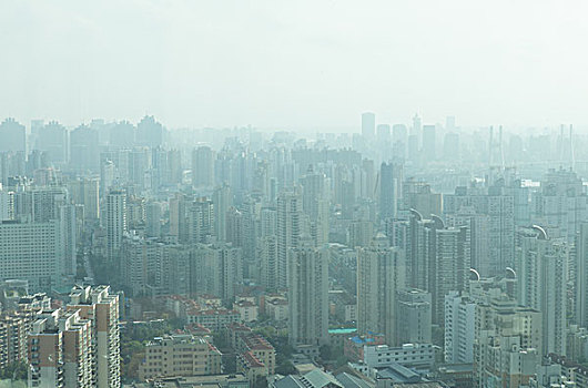 俯视图,上海,中国