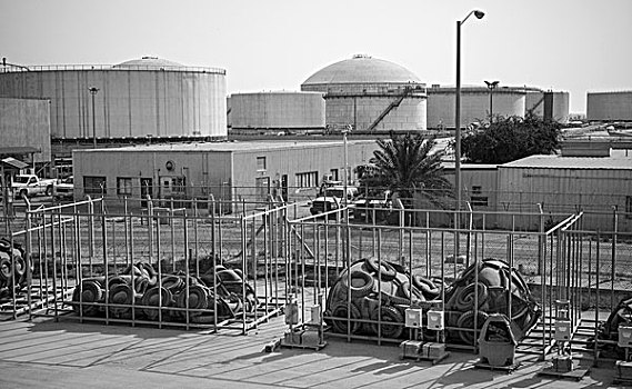 油罐,港口,设备,油,车站,沙特阿拉伯