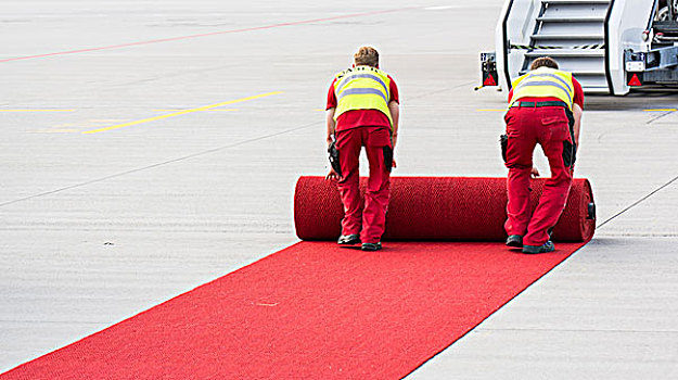 室外,红地毯,慕尼黑机场,巴伐利亚,德国,欧洲