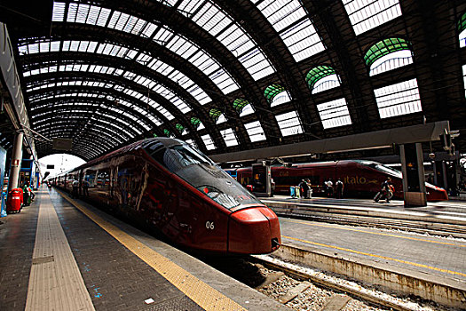 意大利,米兰,火车站