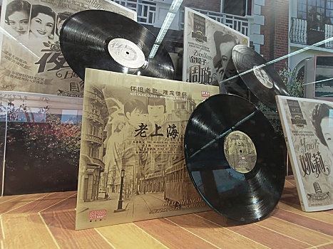 黑胶唱片,老上海