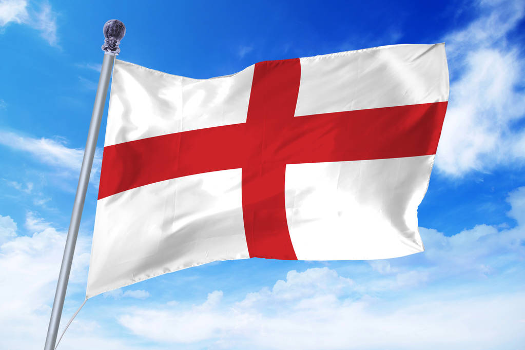 英格兰国旗飘扬图片