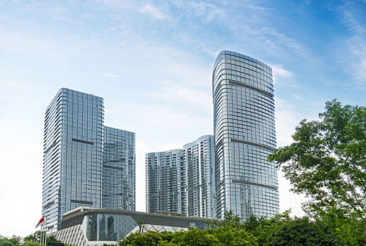 摩天大楼建筑特写