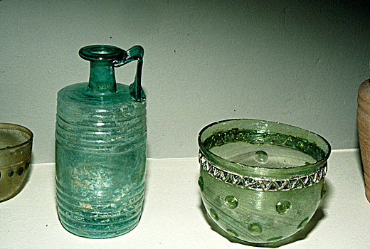 玻璃器皿,法国,4世纪,艺术家,未知
