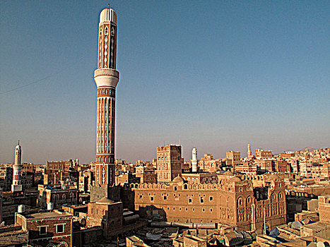 也门,萨那,老城