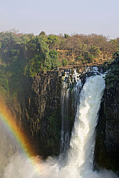 非洲,南非,津巴布韦,省,北方,瀑布,维多利亚,国家公园,莫西奥图尼亚