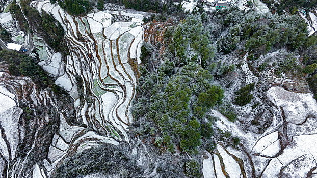 重庆酉阳,立春瑞雪兆丰年