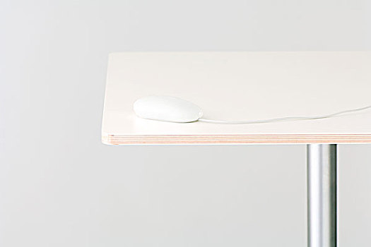 电脑鼠标,角,边缘,桌子