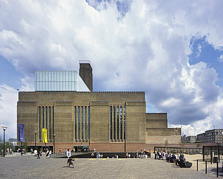 泰特现代美术馆,伦敦,建筑师,工程师,伙伴,七月,2000年,西部,坡道