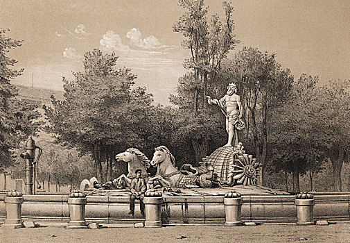 喷泉,1780年,1784年,雕刻,白色,大理石